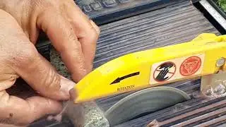 Cutting Rocks With A Tile Saw
