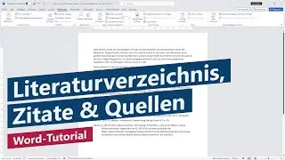 Word Literaturverzeichnis erstellen &ndash; Zitate, Quellen und Fu&szlig;noten in Word verwenden
