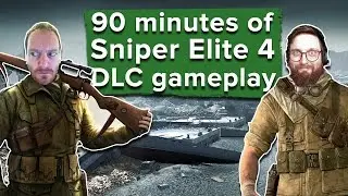 90 minutes of Sniper Elite 4 Deathstorm DLC gameplay - Co-op live stream