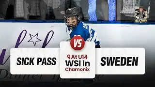 Sick Sauce vs Sweden 🇸🇪 | U14 WSI Chamonix 2025 Hockey Assist 🎯🔥
