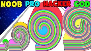 NOOB vs PRO vs HACKER vs GOD in Roll Layers!