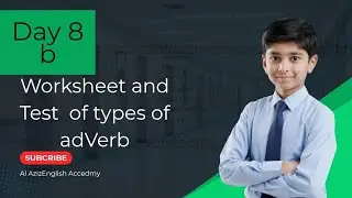Option 1 (Simple & Clear):Types of Adverb Worksheet | Grammar Course Day 8 | Underline the Adverb