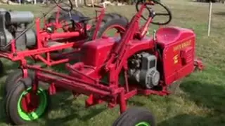 Antique Engines - 1954 David Bradley 3 Wheel Tractor-Glacier Heritage Power and Equipment Club