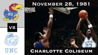 Full Game: The Freshman Debut | Kansas vs North Carolina (November 28, 1981)