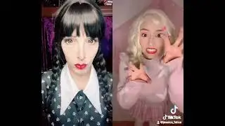 Jessica Felice: Wednesday #Cosplay Style #Shorts: Addams Family Makeup Costume Dress Up Super Fan!