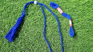 Golar har | How to make Dori For Necklace | How to make Tassel with thread | Tarsel Necklace Making