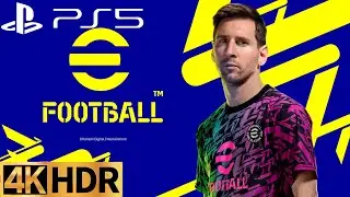 eFootball 2022 PS5 4K HDR Gameplay