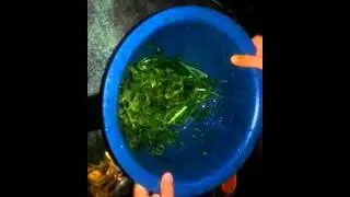 Dry fish cooking by zinim chakma