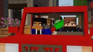 out for a drive with the boys🚗//minecraft short