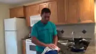 Filling the Koreball for travel | dragondoor kettlebells
