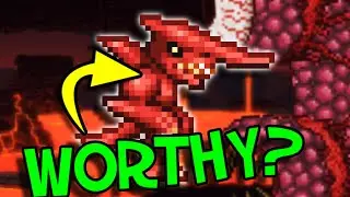 Terraria, но акула-гемогблин сражается со всеми боссами до хардмода.