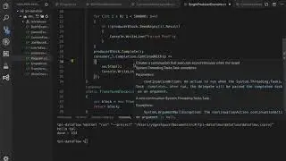 TPL Dataflow SingleProducerConstrained in 3 min