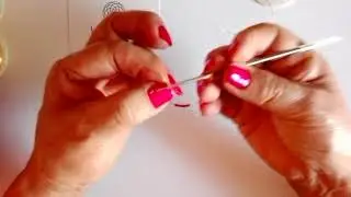 Mandala tejida Punto Peruano. Juana Marina.