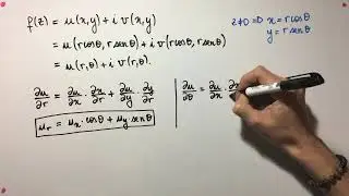 Aula 2 - Parte 6 - Equações de Cauchy-Riemann: coordenadas polares