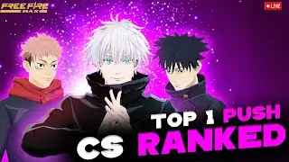🔴LIVE CS-RANK NEW SEASON-34 ROAD TO TOP-1😎🎮🎯 ON LIVE  #livestream #freefirelive #apulive