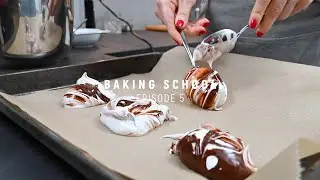 Chocolate meringues- Baking school episode 5