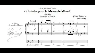 Franck C. ( 1822-1890): Offertoire pour la Messe de Minuit in D Minor, CFF 57 Op. Posth.