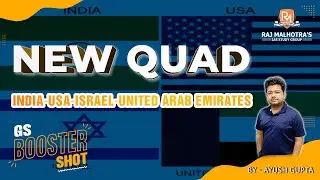 GS Booster Shot | New Quad: India - USA - Israel - United Arab Emirates | Episode - 64 | UPSC | IAS