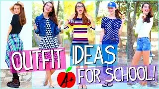 Outfit Ideas For School! 5 Easy & Cute Back To School Outfits! | Tatiana Boyd