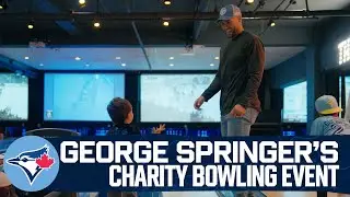 George Springer hosts charity bowling event in Toronto!