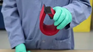 Как наносить клей Chemlok CB 150: демонстрация сварки резины с резиной