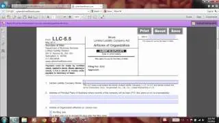 Register Your LLC (Limited Liability Company) Using Application Form