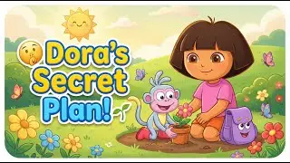 Dora and the Secret Plan 🌱✨|Moral & Personal Growth Story| Dora's Adventure#doratheexplorer #disney