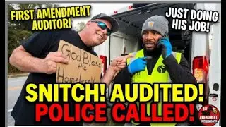 Auditor Harasses Traffic Camera Worker &mdash; Mocks Him for Calling Police
