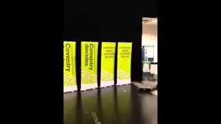 Setting up for the election count