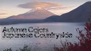 Flying over Japanese countryside | Autumn Colors