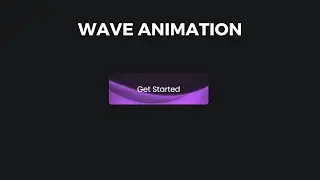 Wave Animation for Button with HTML CSS