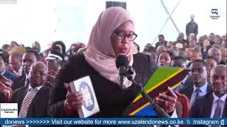 Pres Samia Suluhu daughter, Wanu Hafidh Ameir, formally sworn in as Deputy Minister of Education