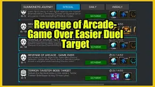 Revenge of Arcade Game Over Easier Duel Target MCOC
