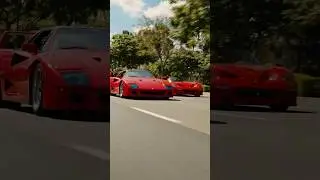 Straight piped Ferrari F40 and F50 Sounds