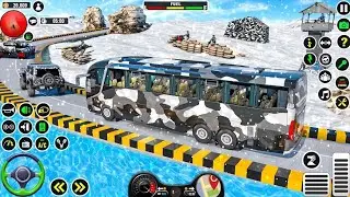 Army Coach Driving Bus Game 3D - Android Gameplay #2