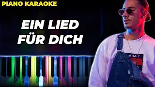 Apache 207 - Ein Lied f&uuml;r dich - piano karaoke instrumental cover #Apache207