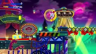 Sonic Superstars - Pinball Carnival Zone Act 2 Amy Momentum Glitch