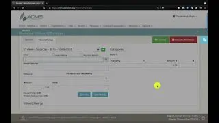 How to process Receipts in ACMS Treasury