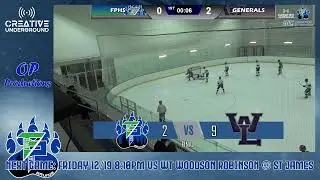 CSHL Hockey 12/12/25 9:40PM - Forest Park Hockey Club vs Washington Liberty