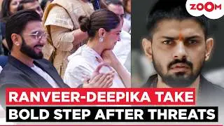 Ranveer Singh & Deepika Padukone's FIRST public appearance together after THREATS from Bishnoi gang