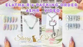 STARRY CAT GEL NAIL KIT PACKING ASMR | RELAXING PACKING PREP FOR NAIL LOVERS