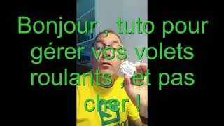 Tuto boitier connecté wifi+rf433 volet roulant girier avec tuya