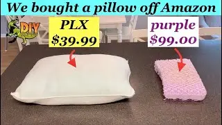 Amazon Bamboo PLX shredded memory foam pillow review