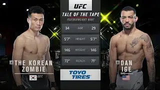 UFC Vegas 29 Korean Zombie VS Ige