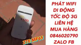 Ph&aacute;t wifi di động ZTE MF65 B&igrave;nh Dương