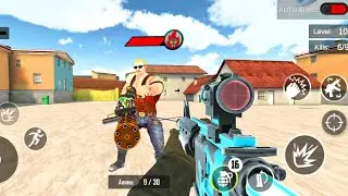Police Counter Terrorist Shooting - FPS Strike War Gameplay Walkthrough Android #2