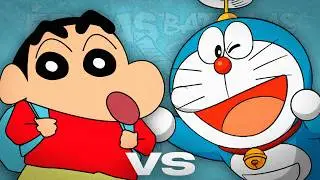 Shin Chan vs Doraemon. &Eacute;picas Batallas de Rap del Frikismo | Keyblade ft. Cyclo