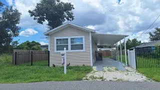 Se Vende Mobile Home con Terreno Incluido de 2 Dormitorios 1 Ba&ntilde;o en Lakeland, Florida 33815