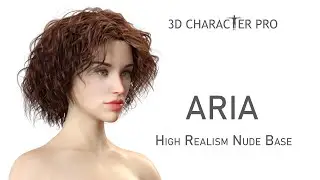 Aaliyah &ndash; High-Realism Nude Base Character for iClone & Character Creator