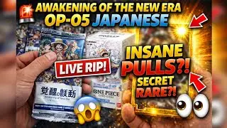 🚨 AWAKENING OF THE NEW ERA OP-05 JAPANESE BOOSTER PACK LIVE RIP! INSANE PULLS?!